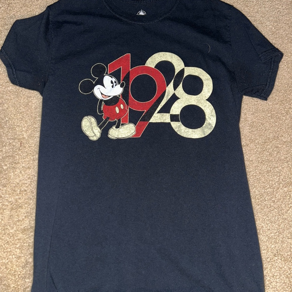 Disney Mickey Mouse 1928 Red and Cream Tee
